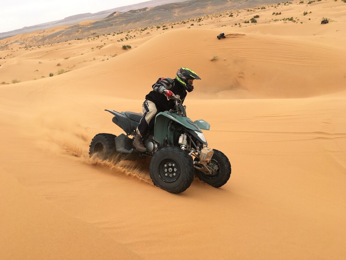 Hurghada Wüste Quad fahren Wüstensafari